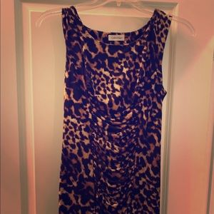 Sexy Calvin Klein leopard dress
